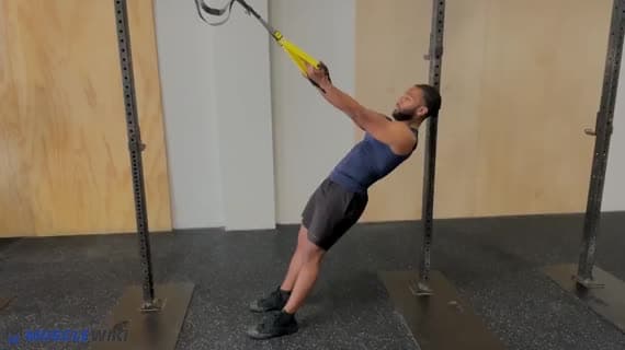 TRX uginanie ramion