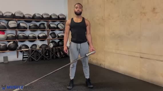Landmine Biseps Curl