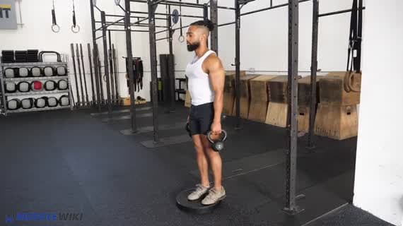 لانژ معکوس با کتل بل و کمبود