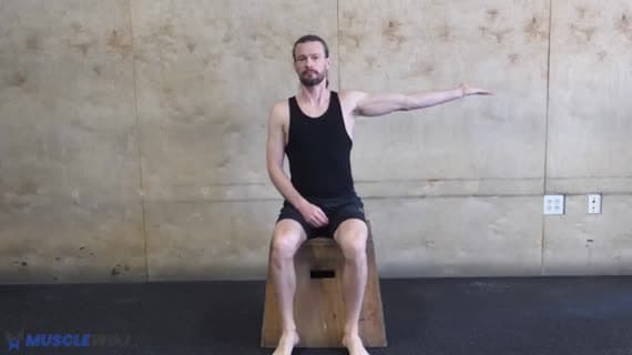 Sitzender Nervenspanner des Nervus medianus